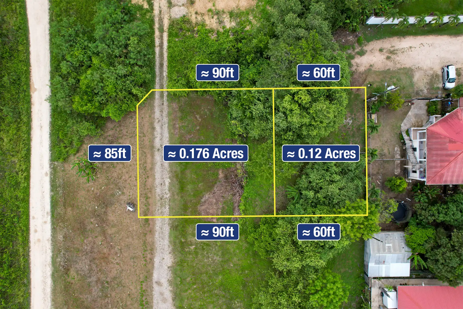 0.3 Acres Double Lot Near US Embassy, Belmopan