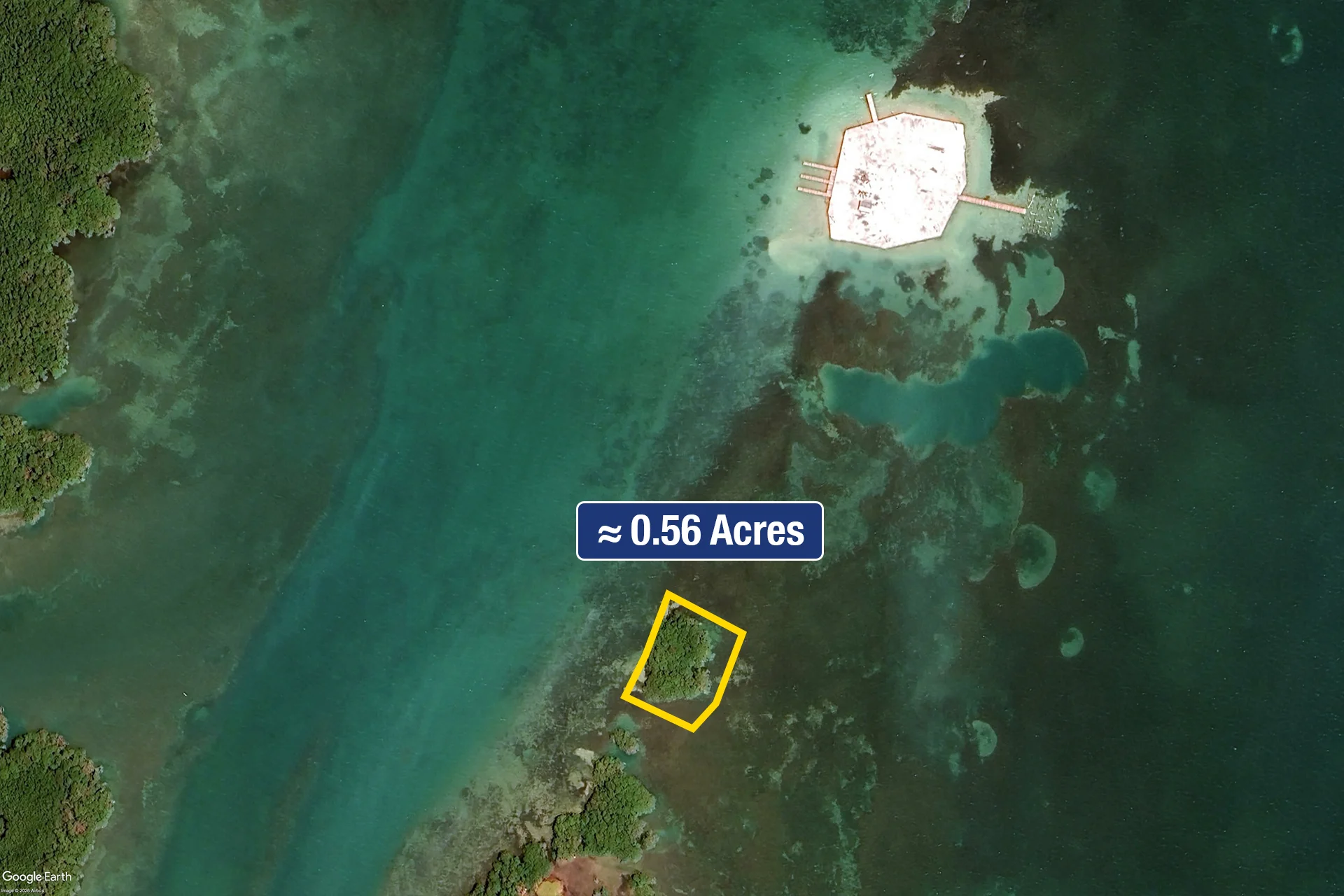 0.56 Acre Island Near St. George’s Caye